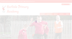 Desktop Screenshot of hartsideprimary.org.uk